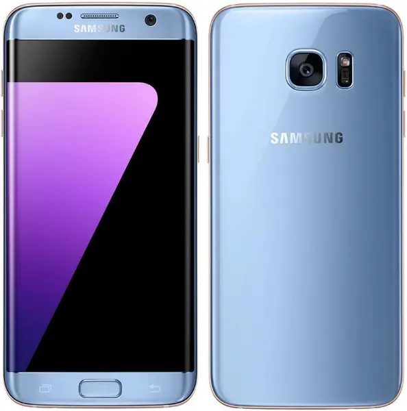 Samsung Galaxy S7 edge blue official Image