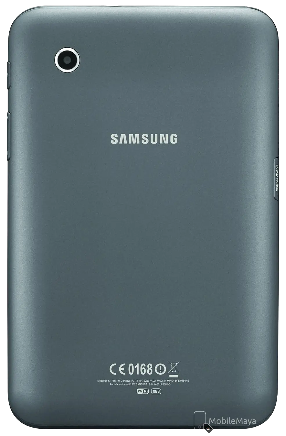 Samsung Galaxy Tab 2 7.0 I705 4G Back Side