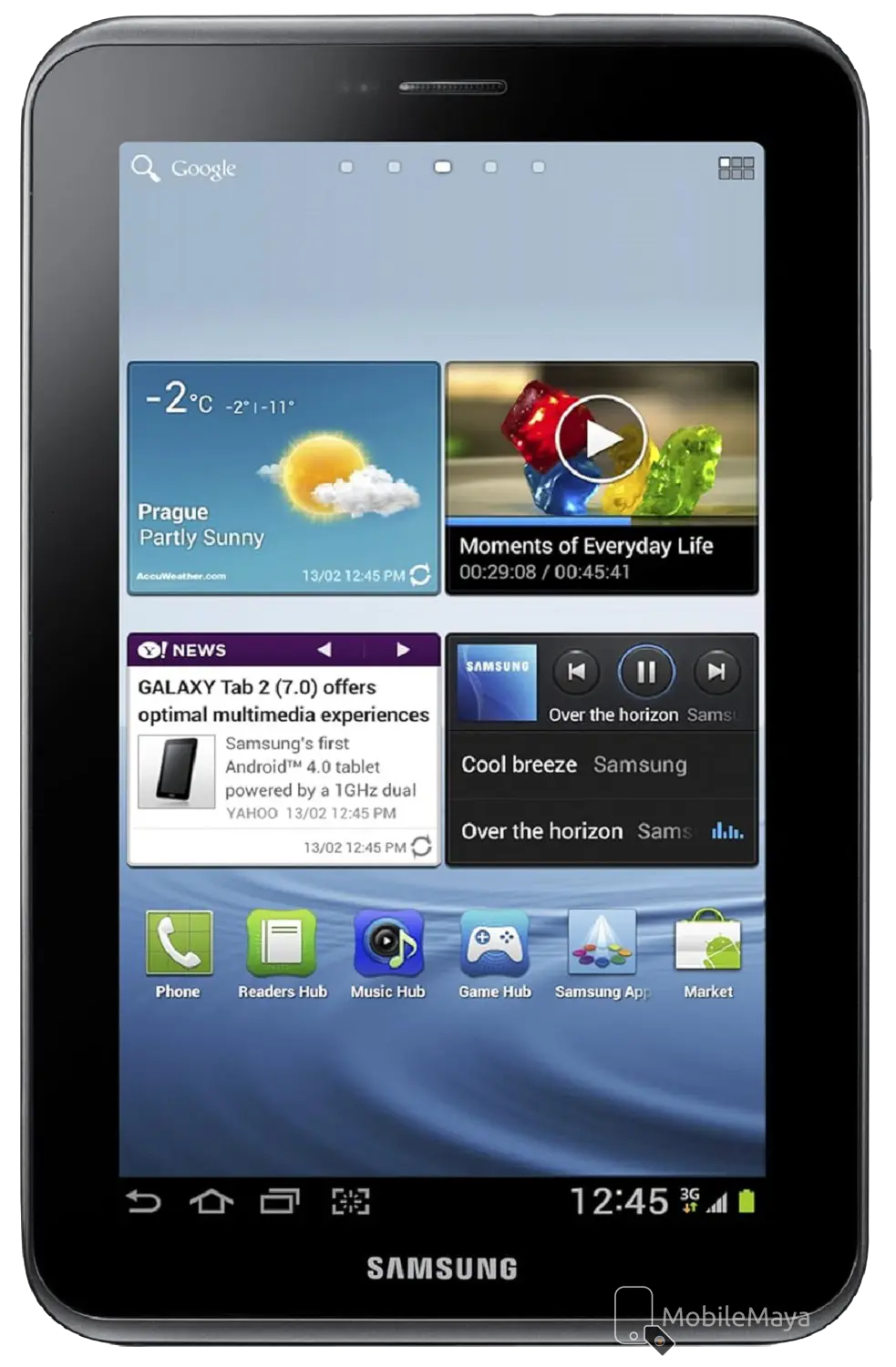 Samsung Galaxy Tab 2 7.0 I705 4G Front Side