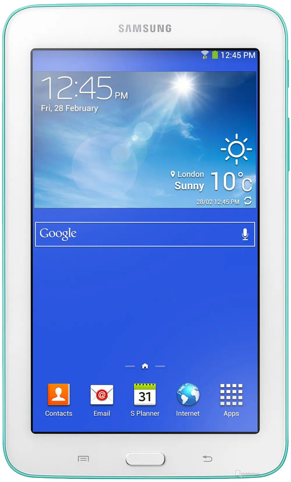 Samsung Galaxy Tab 3 Neo Full Display Side Image.