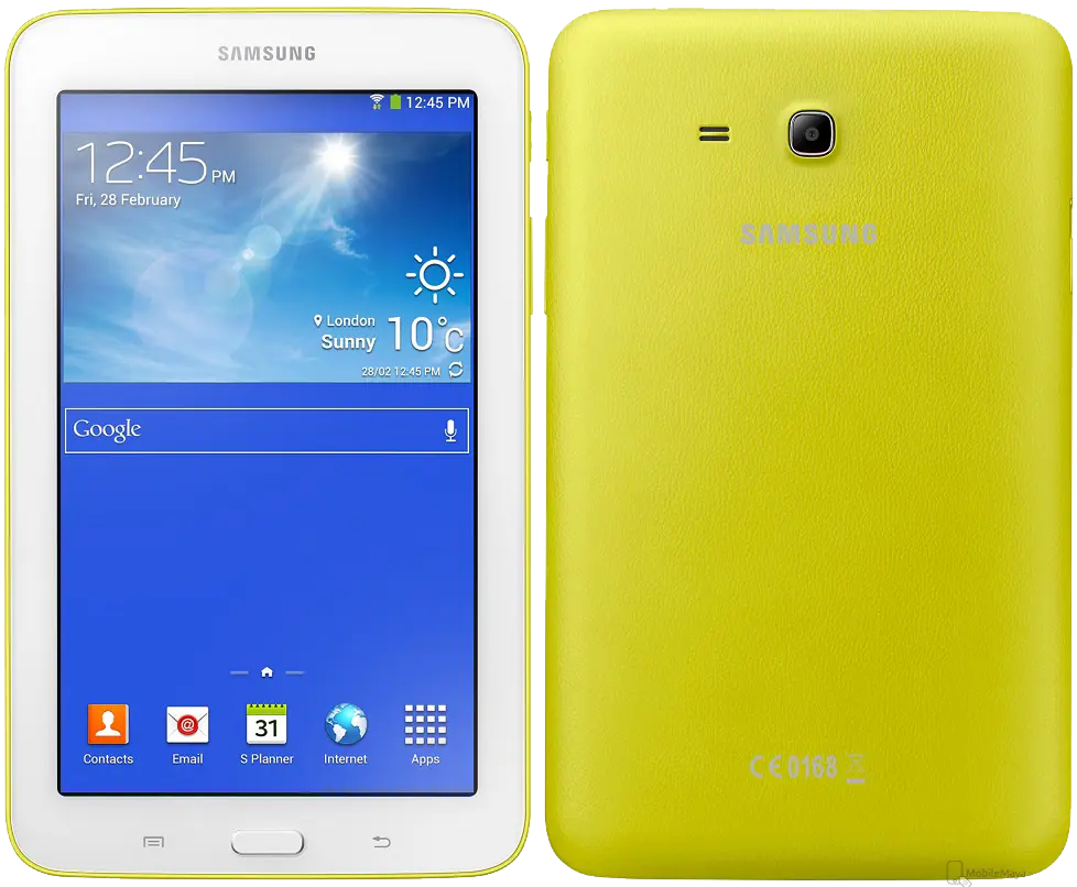 Samsung Galaxy Tab 3 Neo Yellow Official Image.