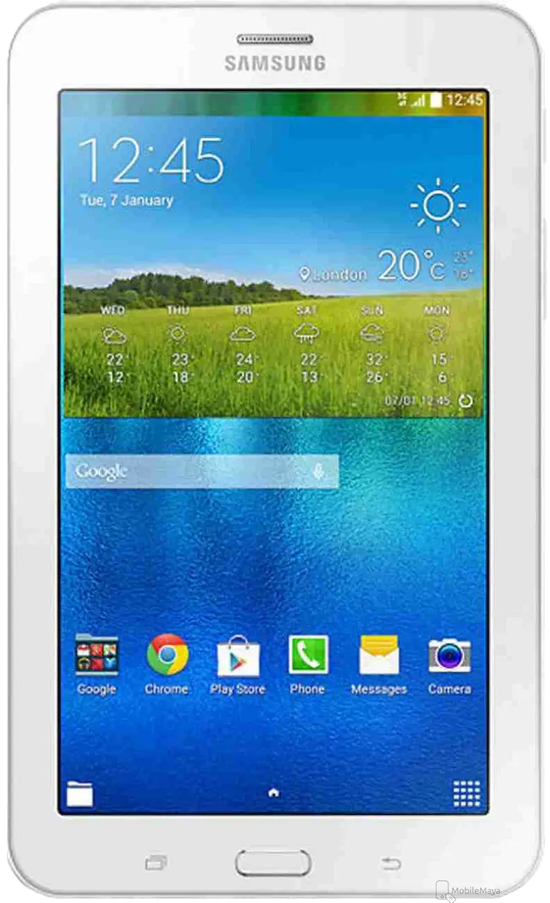 Samsung Galaxy Tab 3V Full Display Side Image.