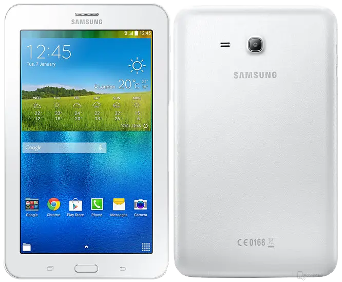 Samsung Galaxy Tab 3V White Official Image.