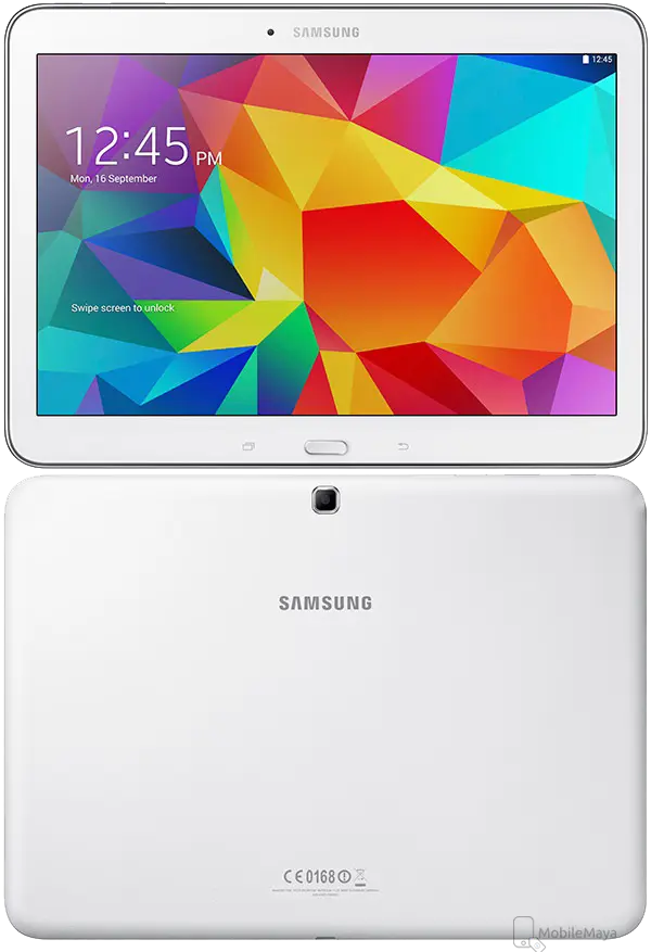 Samsung Galaxy Tab 4 10.1 White in Official Image.