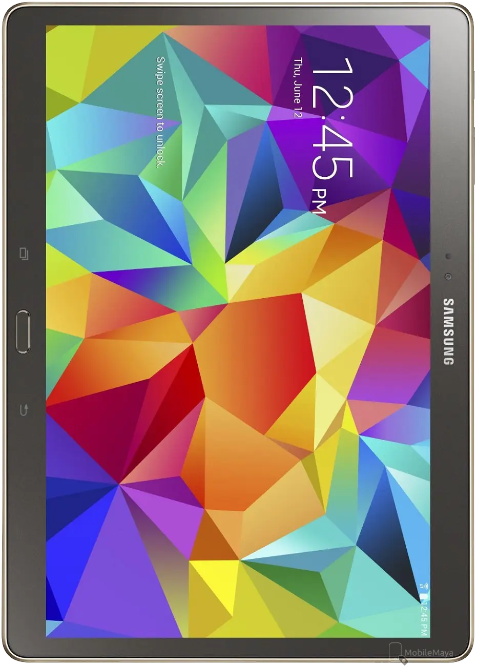 Samsung Galaxy Tab S 10.5 LTE Full Display Side Image.