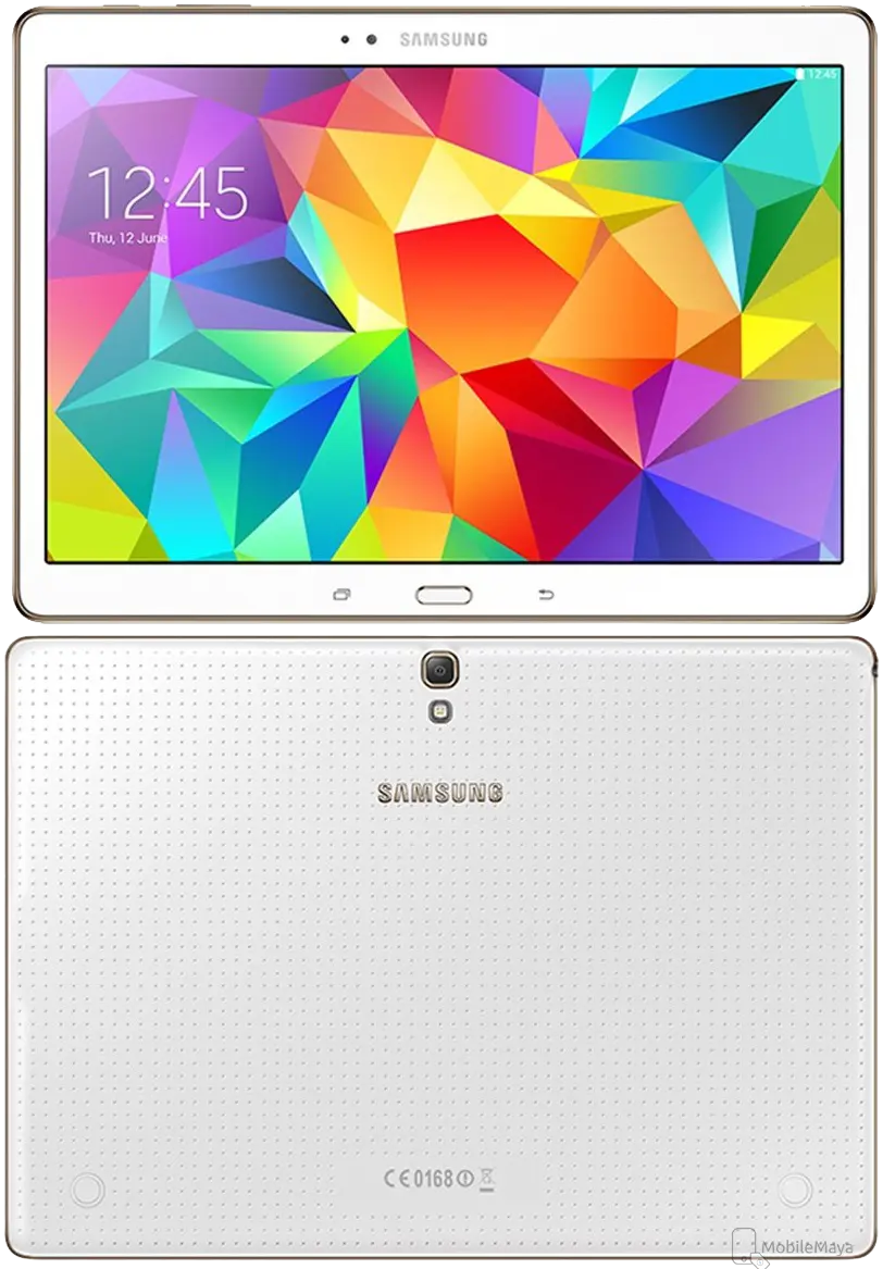 Samsung Galaxy Tab S 10.5 LTE White Official Image.