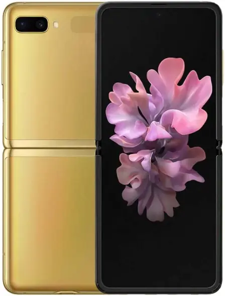 Samsung Galaxy Z Flip gold official Image