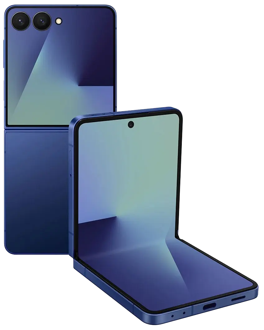 Samsung Galaxy Z Flip7 5G Blue Shadow Official.