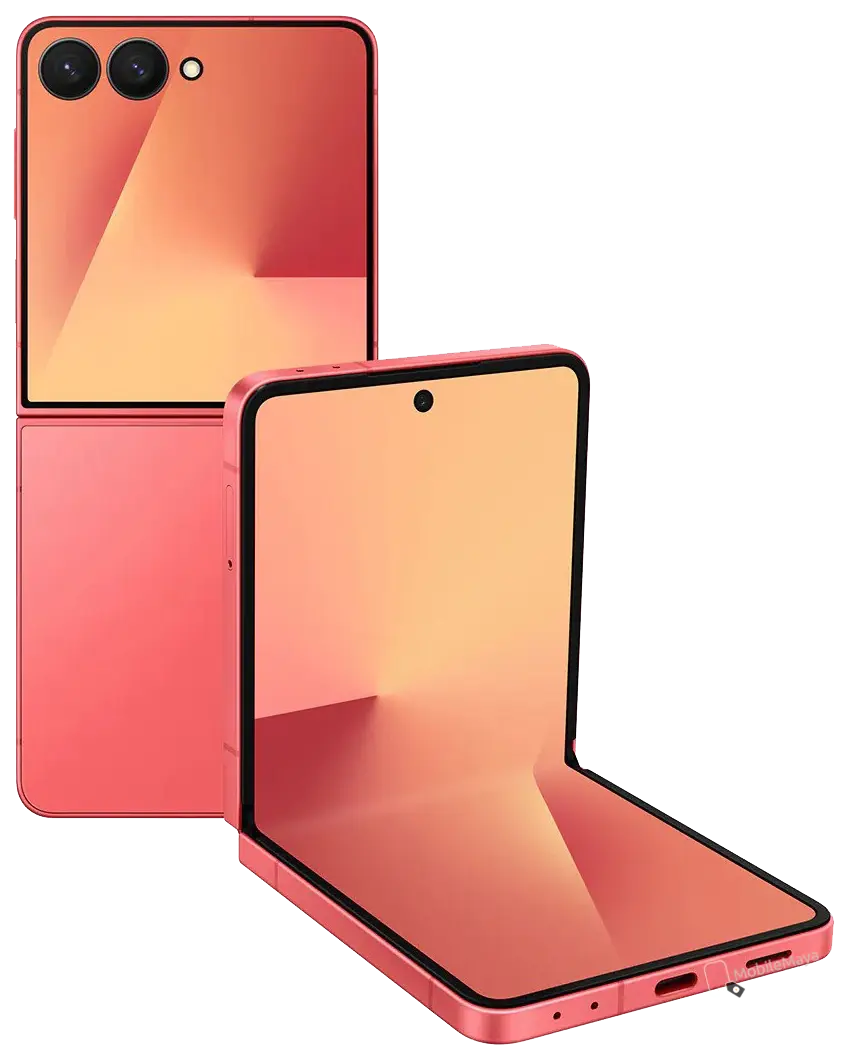Samsung Galaxy Z Flip7 5G Coral Red Official.