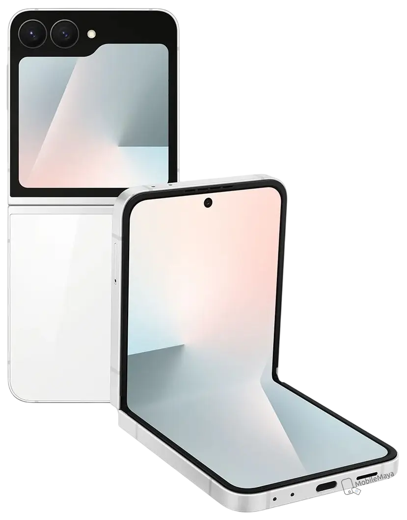 Samsung Galaxy Z Flip7 FE 5G White Image.