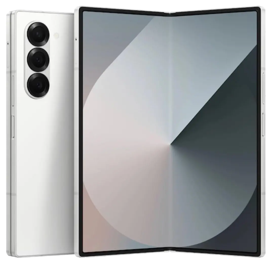 Samsung Galaxy Z Fold6 White Official Image.