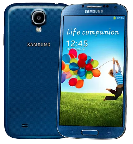 Samsung I9500 Galaxy S4 blue color pictire