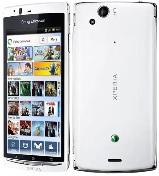 Sony Ericsson Xperia Arc S White Officil Image