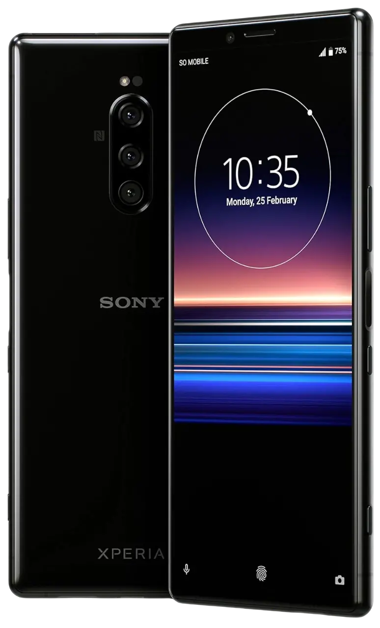 Sony Xperia 1 Black Official Image