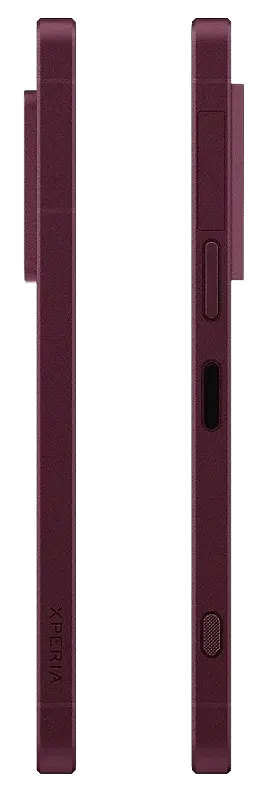 Sony Xperia 1 VIII Garnet Red Button Side Image