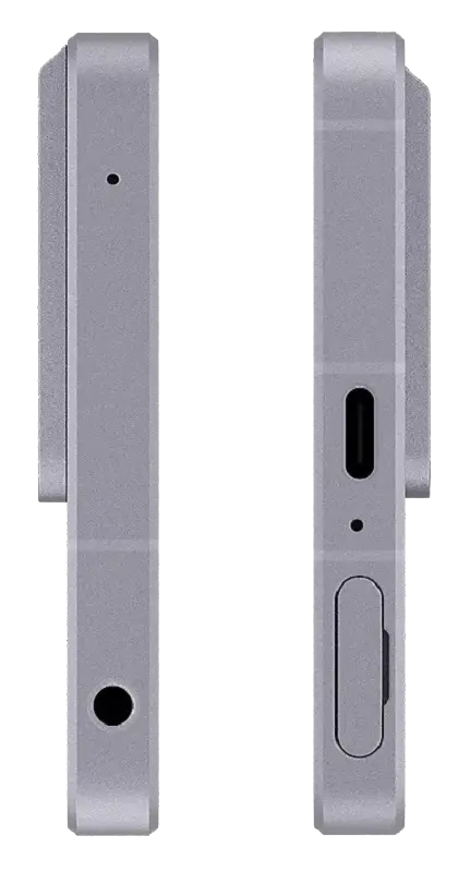 Sony Xperia 1 VIII Iolite Silver Updown Side Image