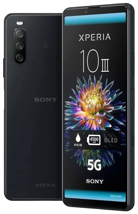 Sony Xperia 10 III Black Official Image