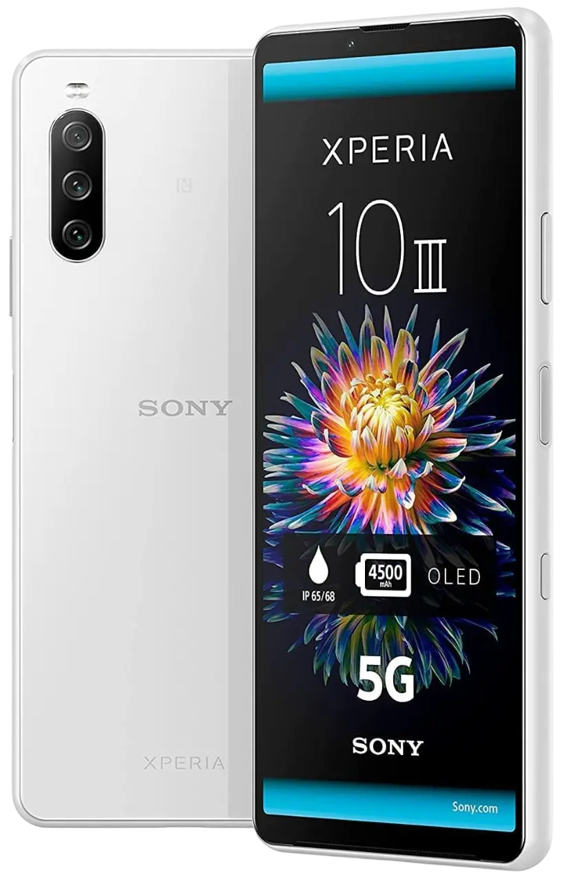 Sony Xperia 10 III White Official Image