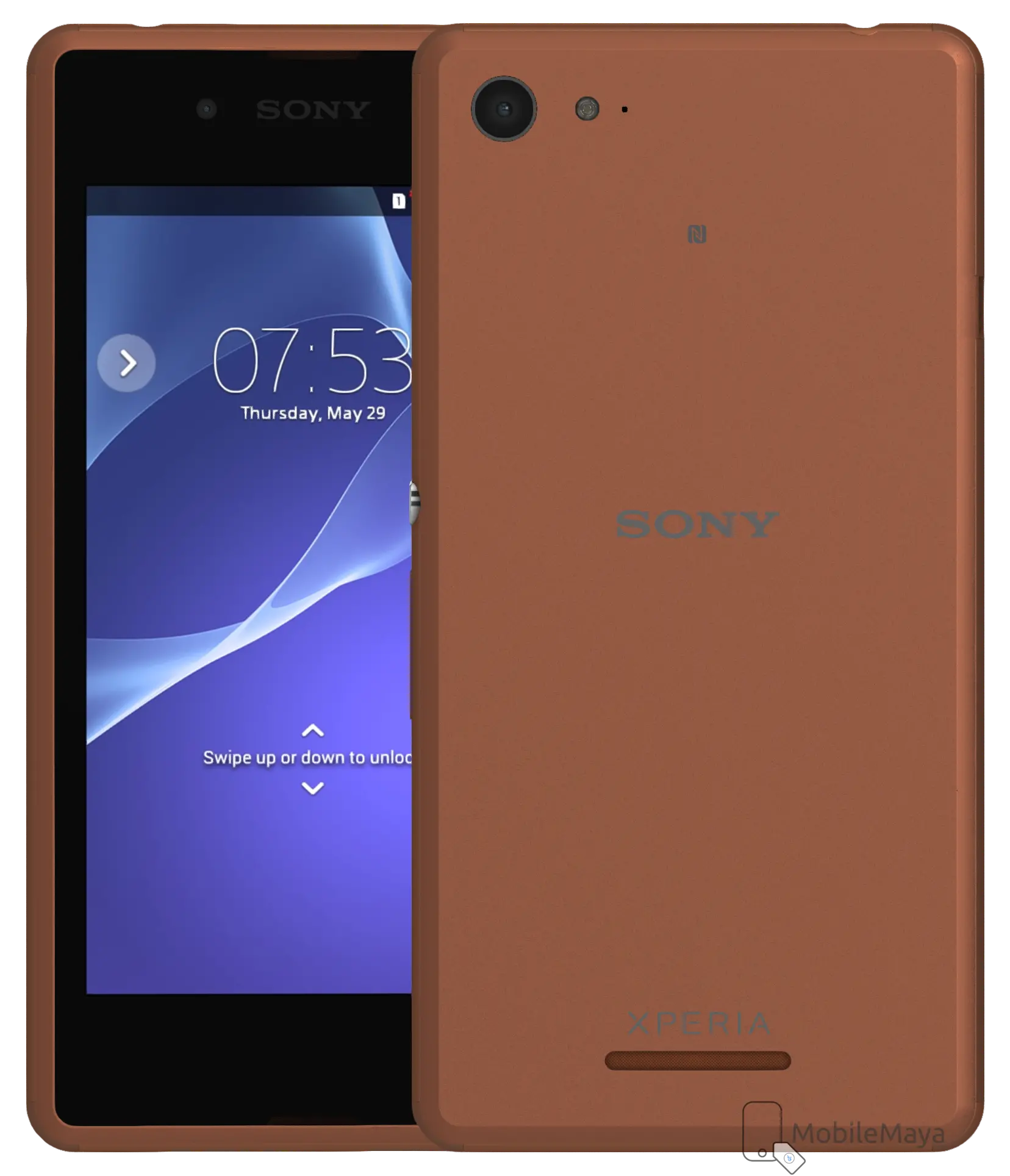Sony Xperia E3 Copper Official Image