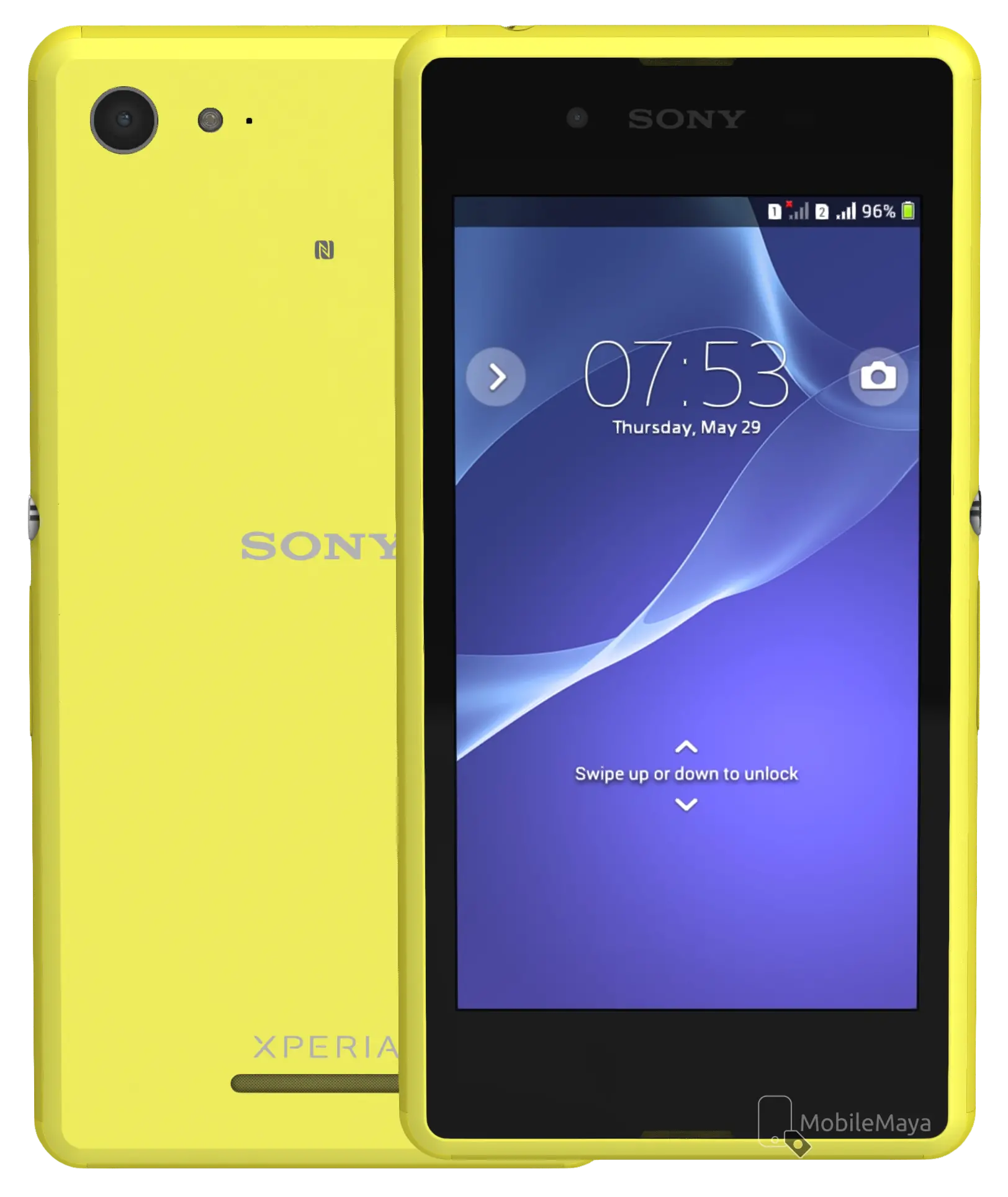 Sony Xperia E3 Front Back Image