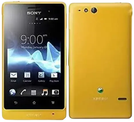 Sony Xperia go Yellow Official Image