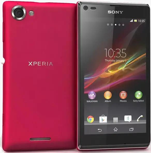 Sony Xperia L red image