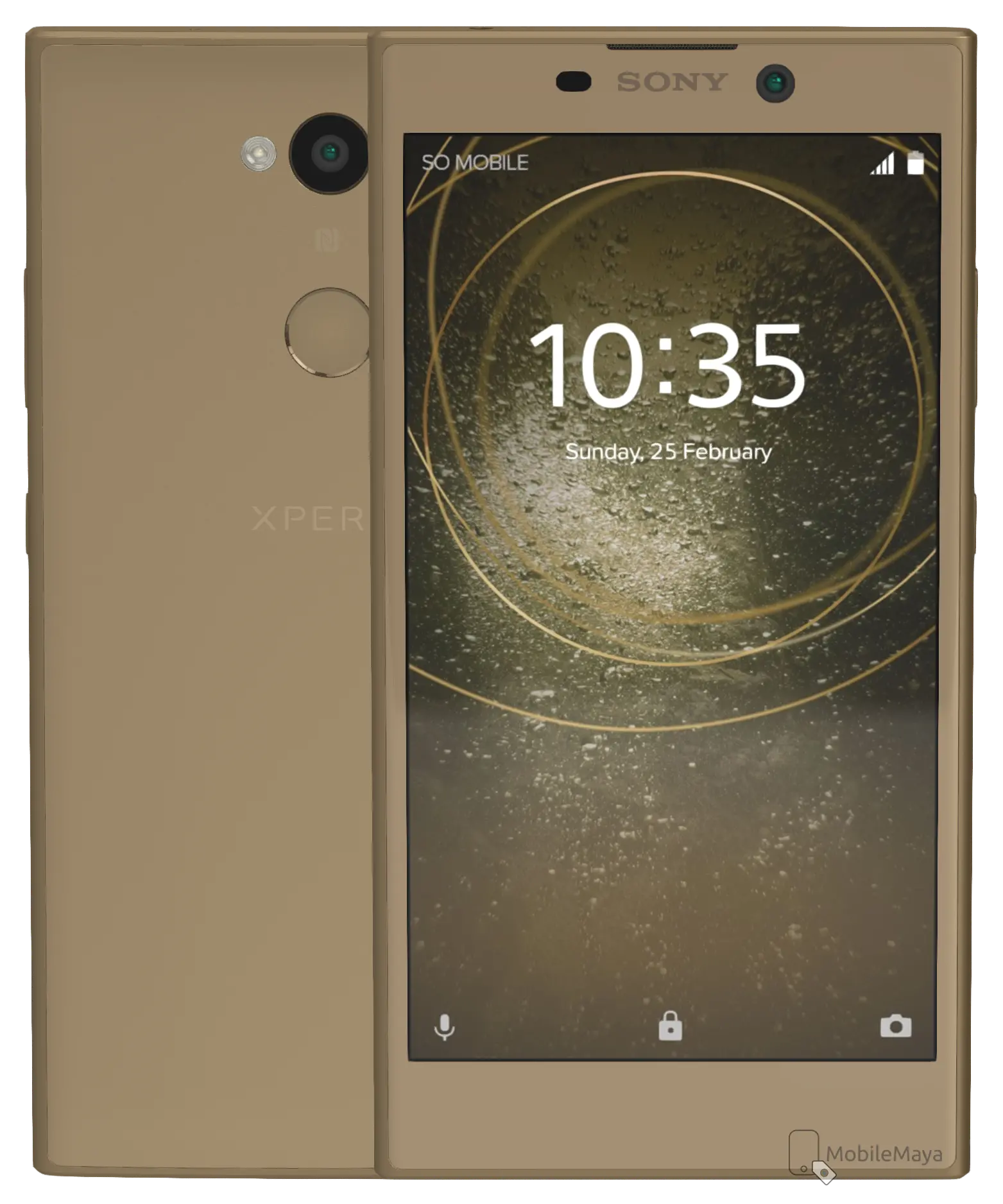 Sony Xperia L2 Front & Back Image
