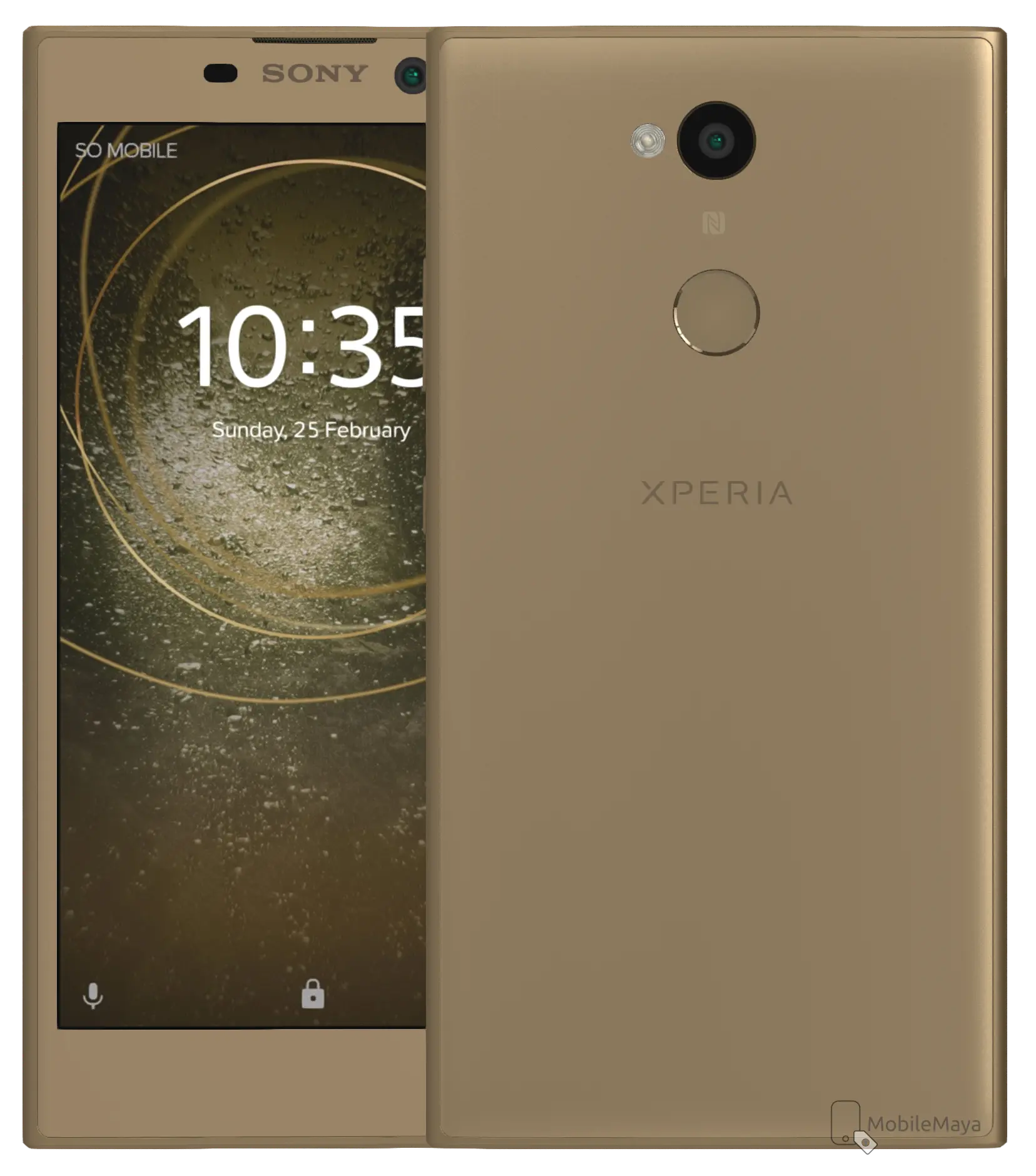 Sony Xperia L2 Gold Official Image