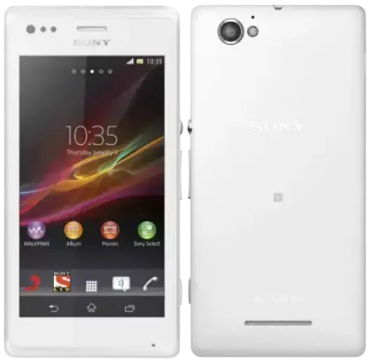 Sony Xperia M White Official Image