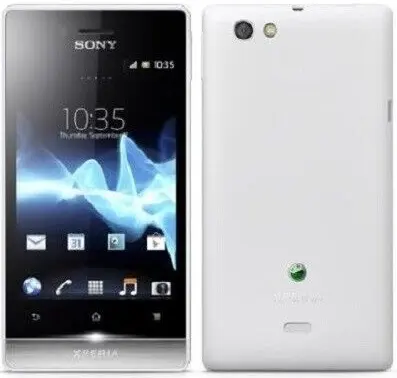 Sony Xperia miro white silver image