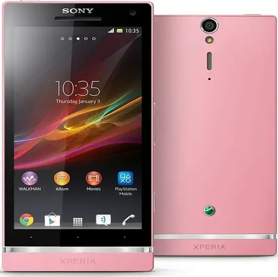 Sony Xperia SL pink image
