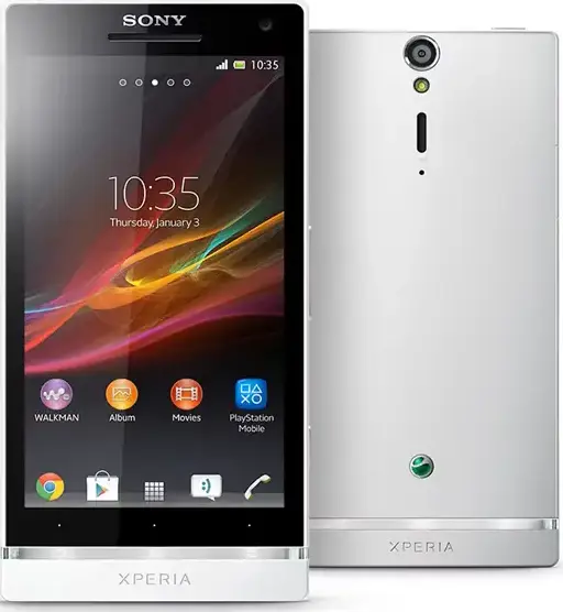 Sony Xperia SL white image