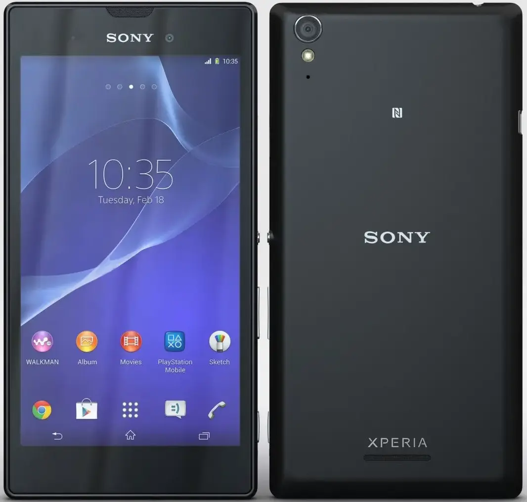 Sony Xperia T3 black colour image