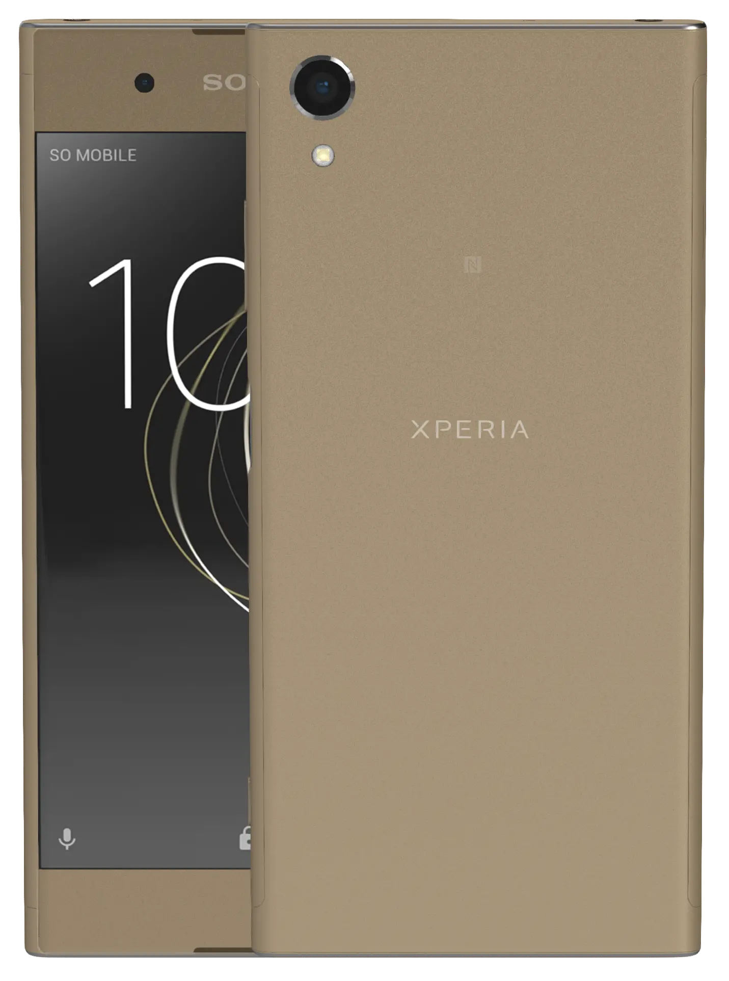 Sony Xperia XA1 Plus Gold Official Image