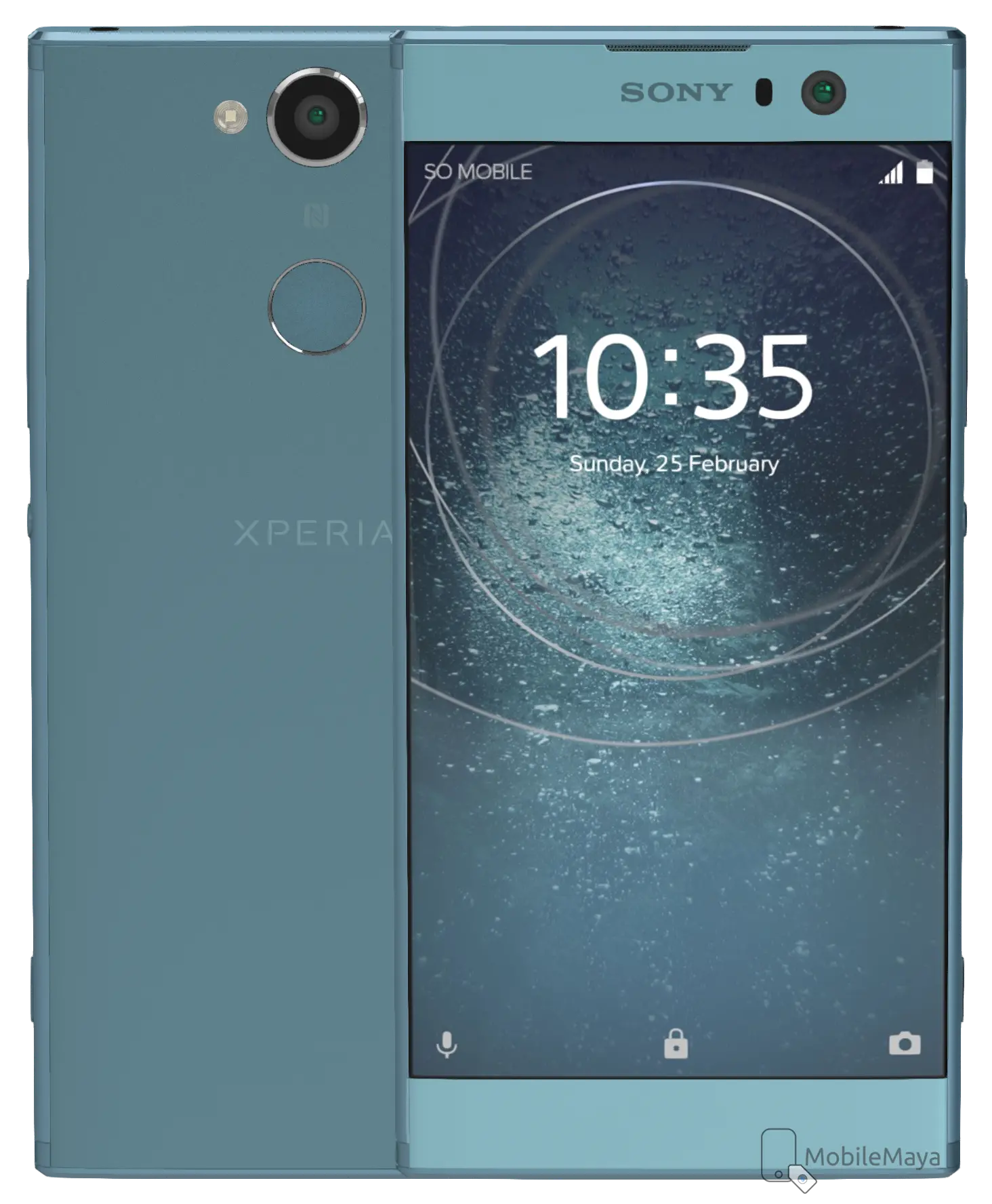 Sony Xperia XA2 Front & Back Image