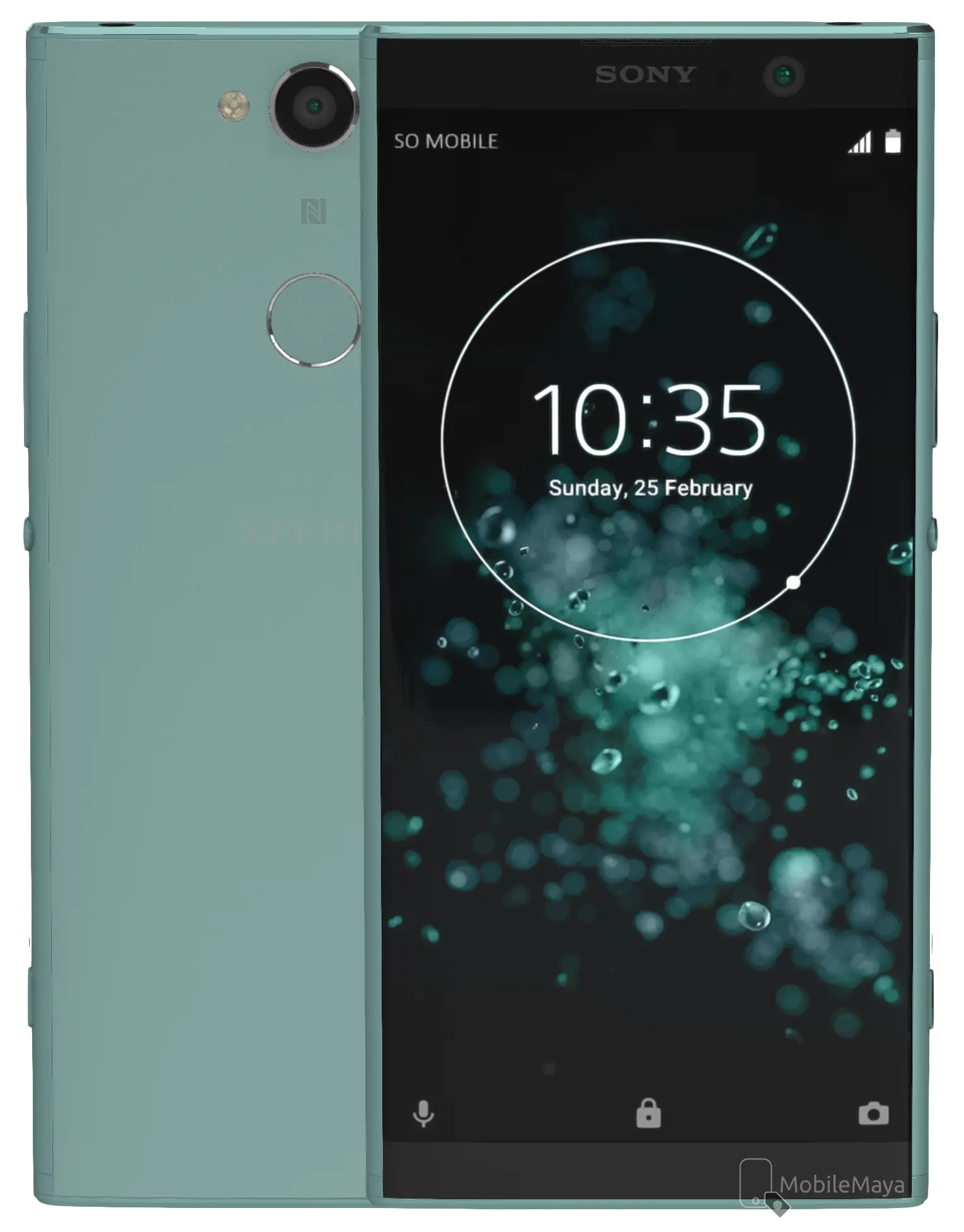 Sony Xperia XA2 Plus Front & Back Image