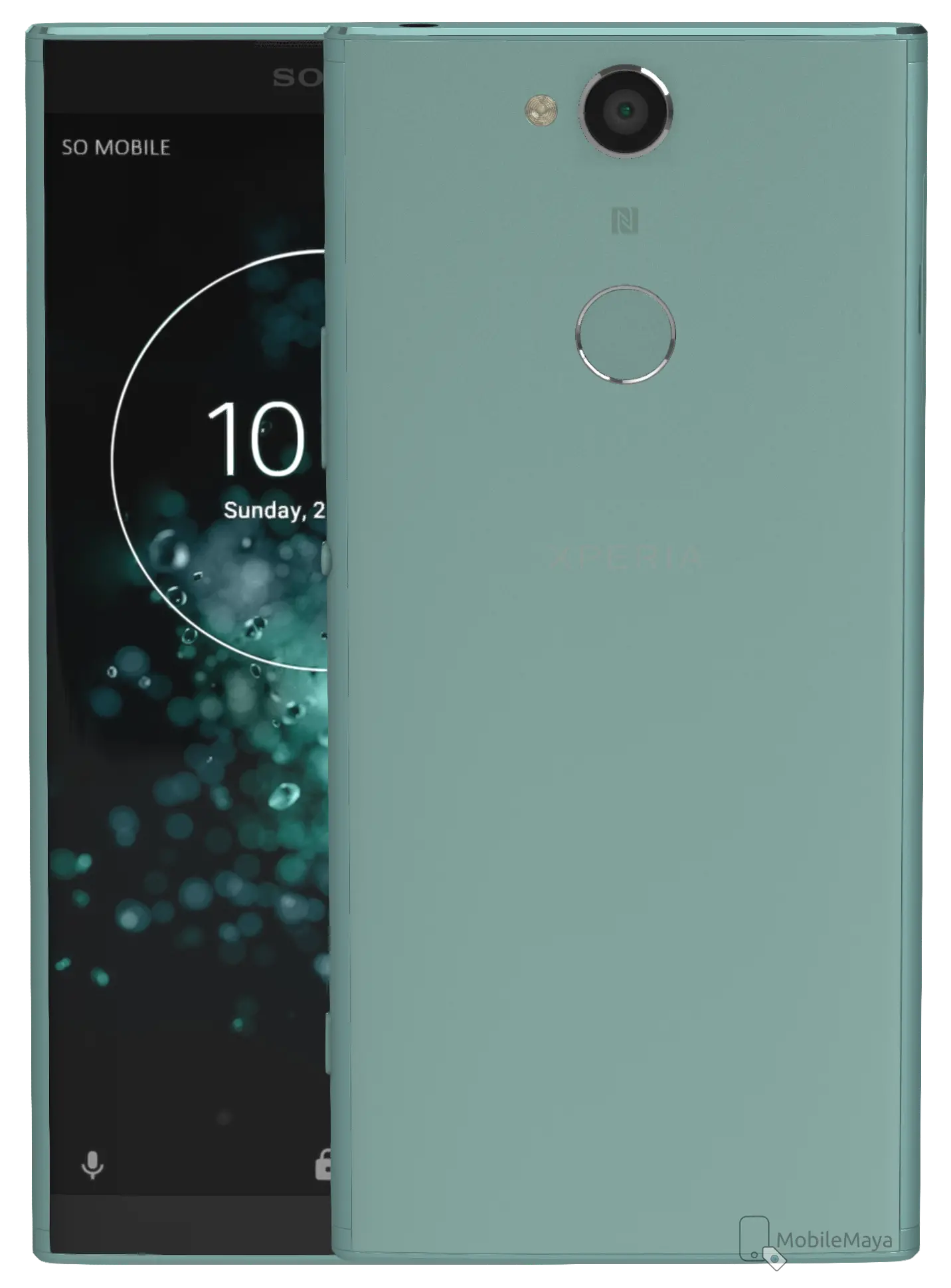 Sony Xperia XA2 Plus Green Official Image