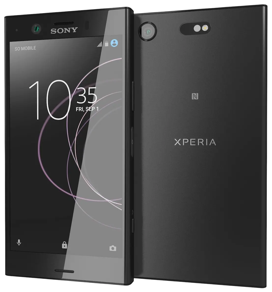 Sony Xperia XZ1 Compact Black Official Image
