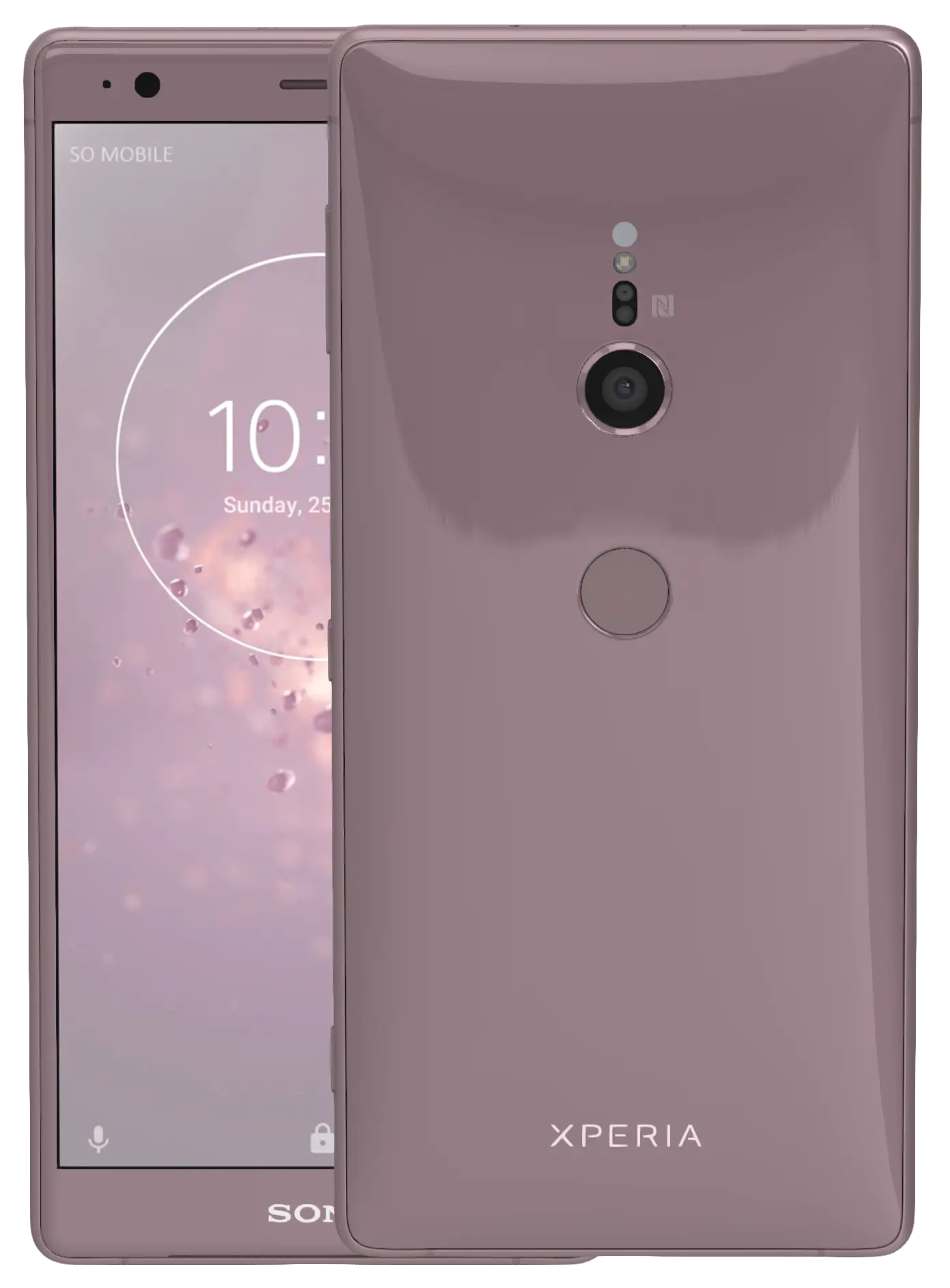 Sony Xperia XZ2 Ash Pink Official Image