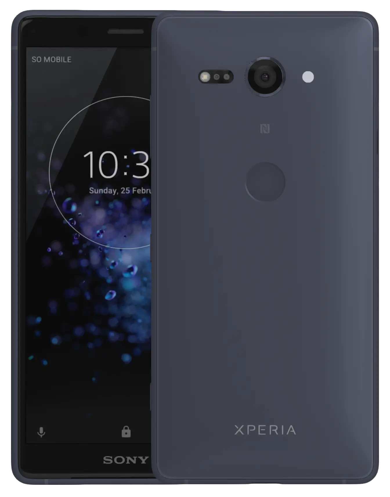 Sony Xperia XZ2 Compact Black Official Image
