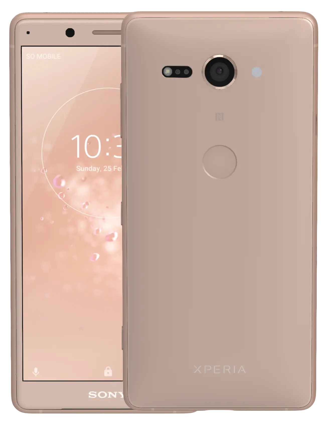 Sony Xperia XZ2 Compact Coral Pink Official Image