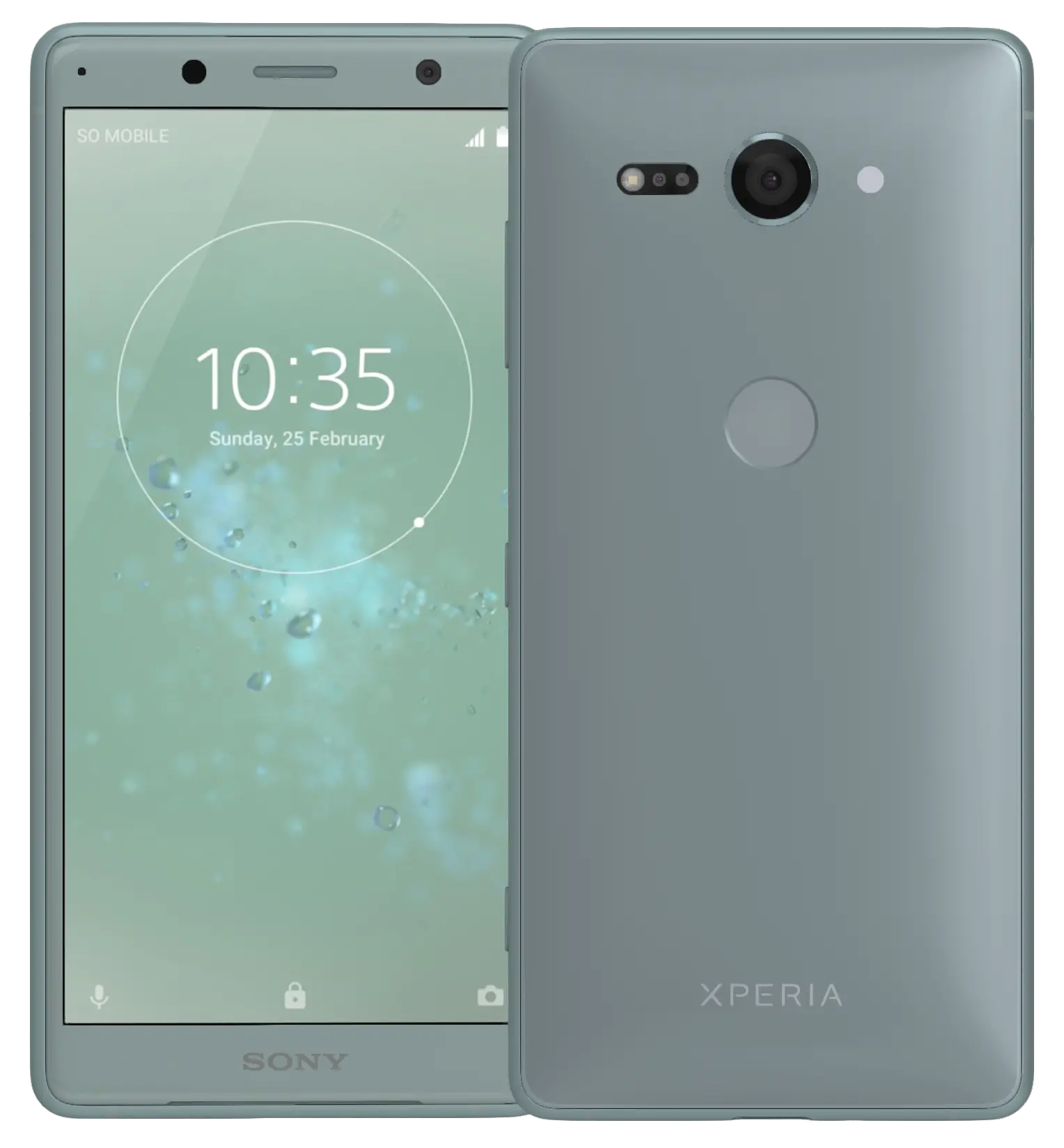 Sony Xperia XZ2 Compact Moss Green Official Image