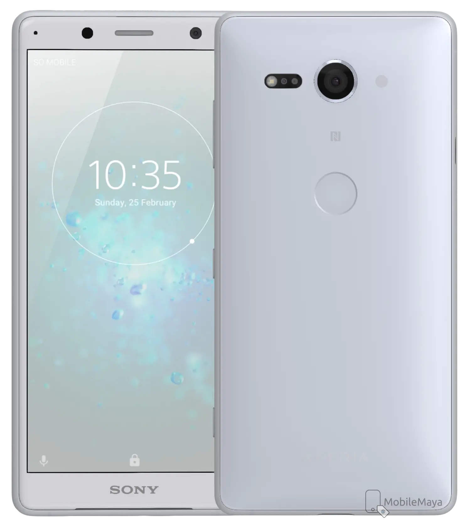 Sony Xperia XZ2 Compact White Official Image