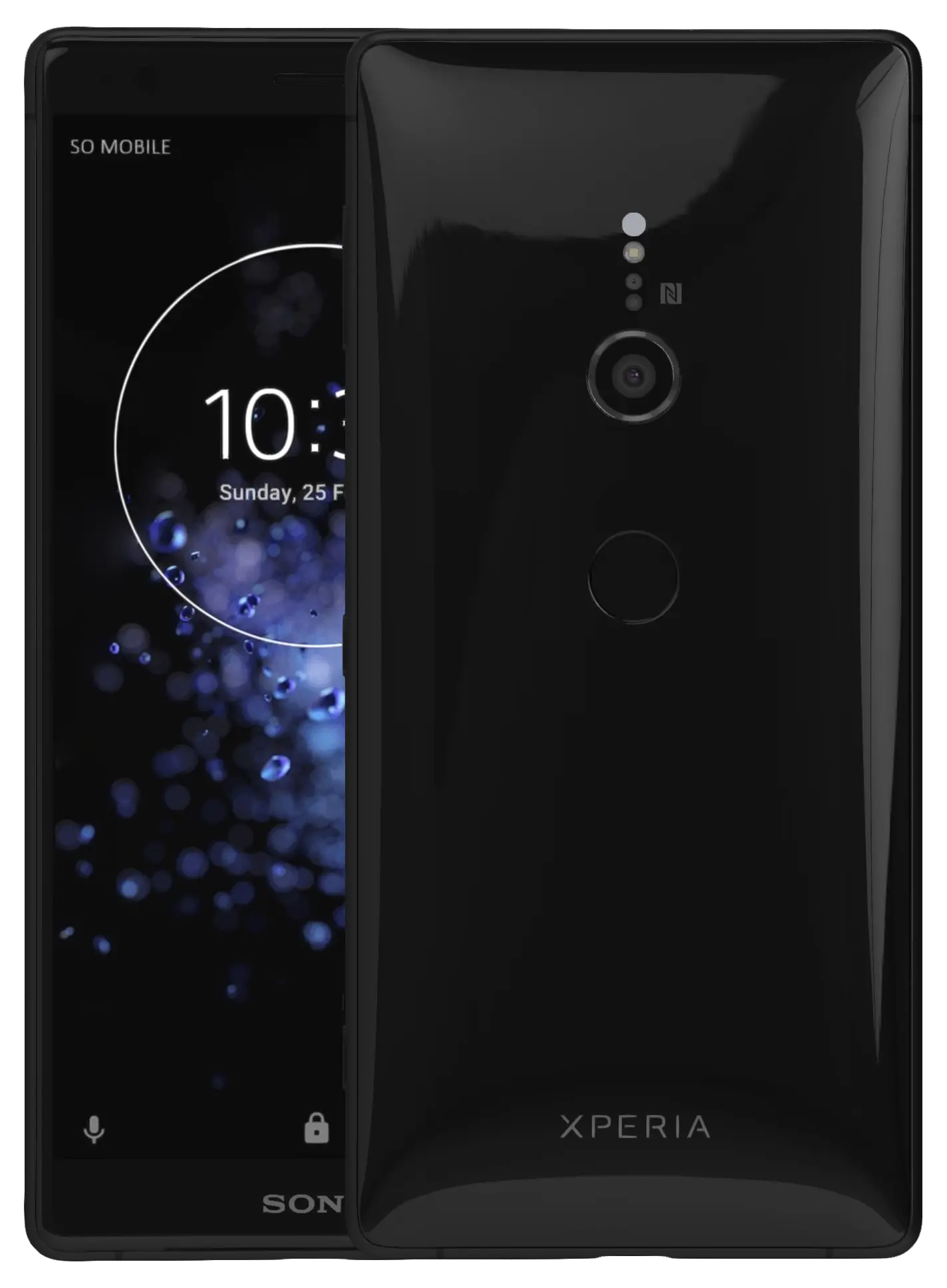 Sony Xperia XZ2 Liquid Black Official Image