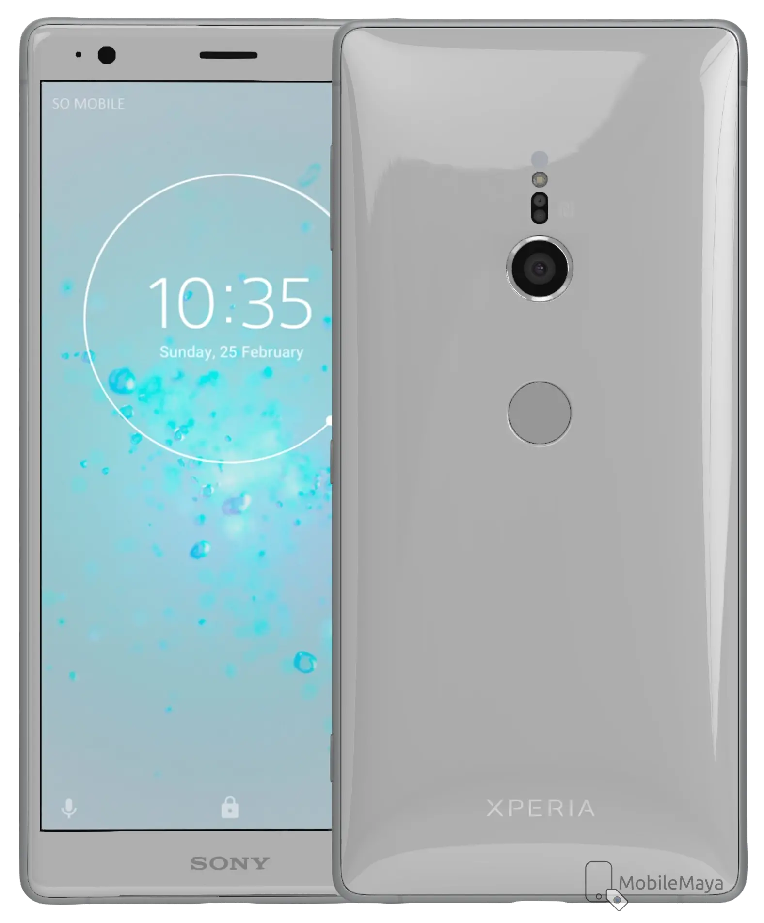 Sony Xperia XZ2 Liquid Silver Official Image