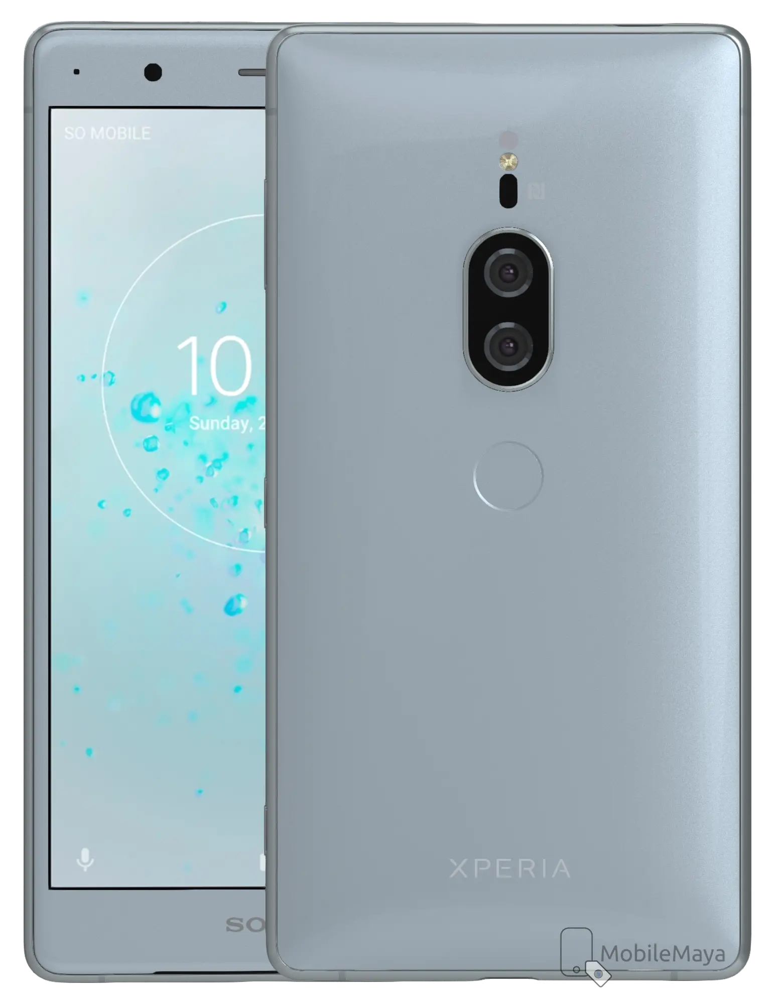 Sony Xperia XZ2 Premium Chrome Silver Official Image