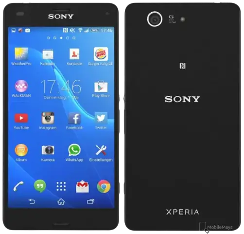 Sony Xperia Z3 Compact Black Official Image