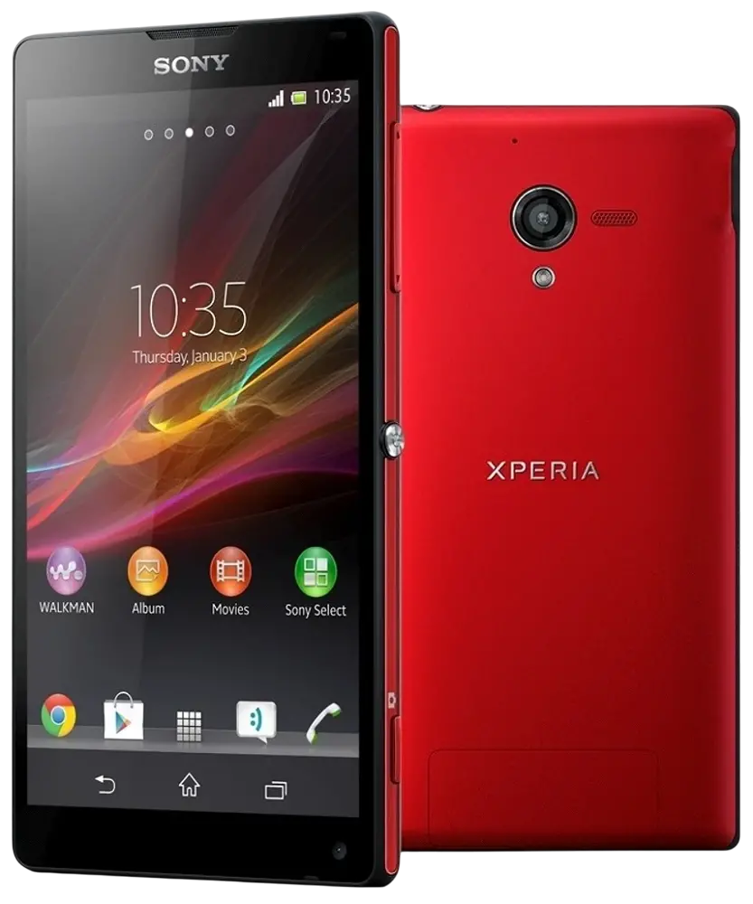 Sony Xperia ZL Red Official Image