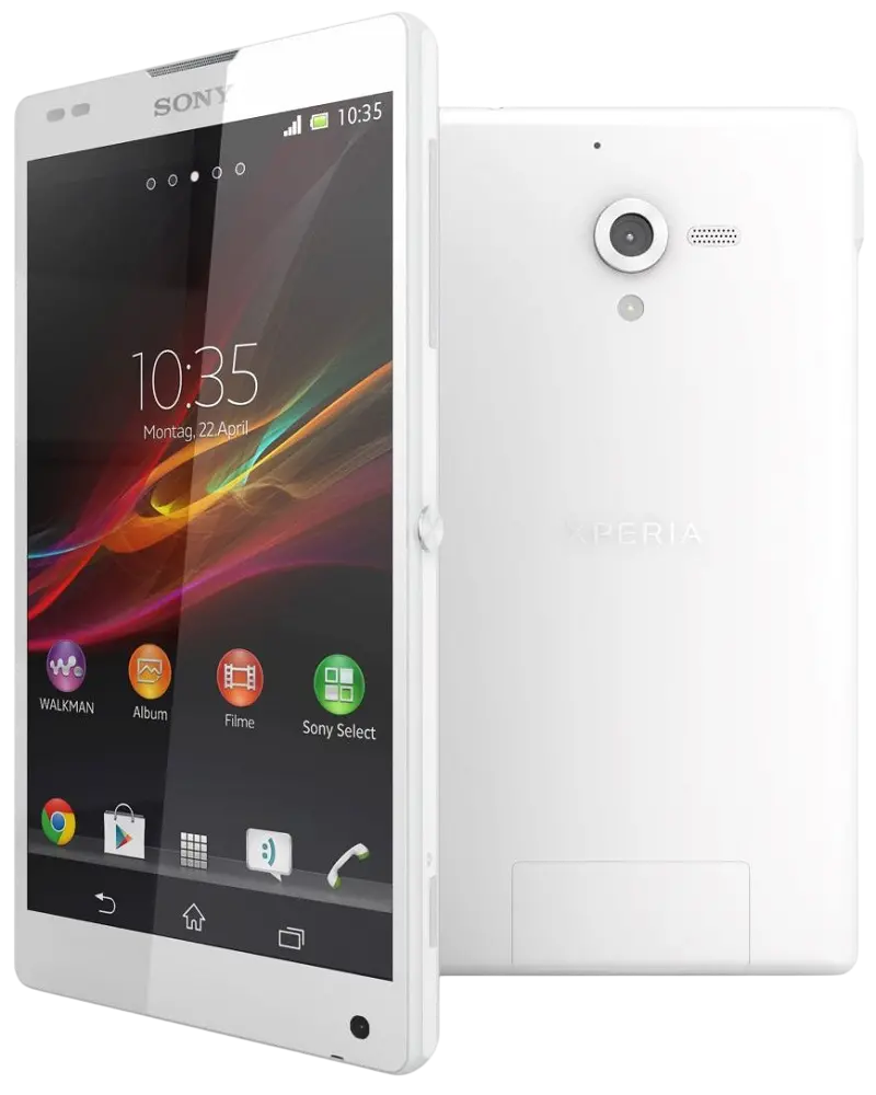 Sony Xperia ZL White Official Image