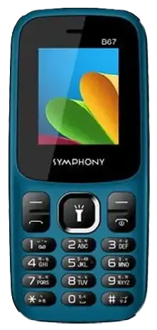 Symphony B67 front side image